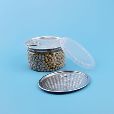 FDA Peel Off Lid Cylinder 0.5L ขวดพลาสติกป้องกันการรั่วของ PET