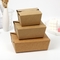 การพิมพ์เฟล็กโซในกล่องกระดาษซูชิจำนวนมากกล่องส่งอาหารพร้อมฝาปิด