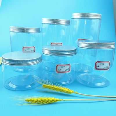 270ml 1360ml ขวดพลาสติกใสฝาเกลียวสำหรับเก็บอาหาร